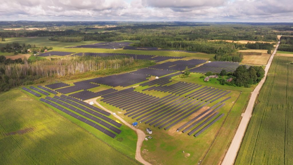 Kanepi Energia 12 MW parks uz zemes